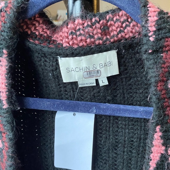 SACHIN & BABI Landon Knit Boho Cardigan - Picture 6 of 10